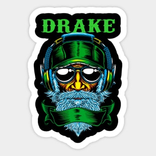 DRAKE RAPPER MUSIC Sticker